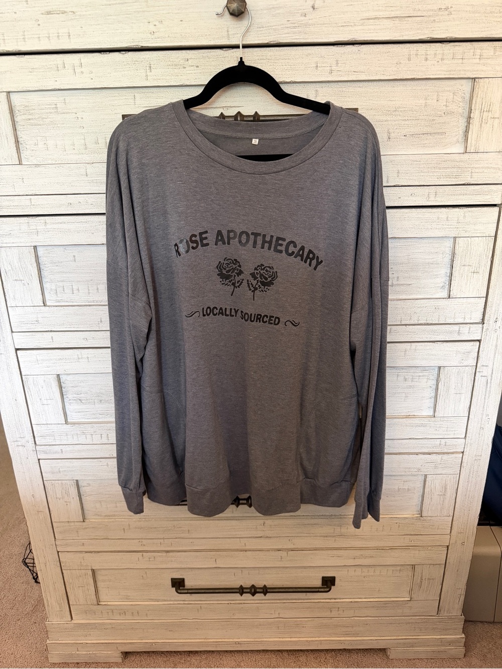 Grey Long-Sleeve Men's Shirt